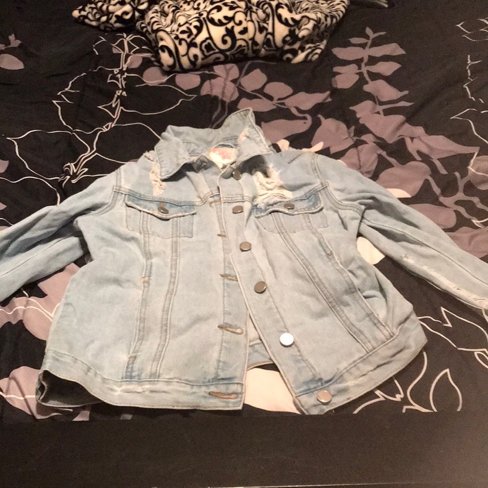 ripped jean jacket
